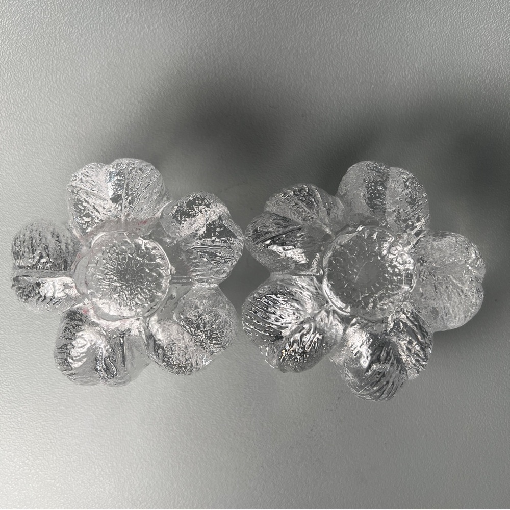 Kosta Boda Rosebud Candle Holders - Picture 3 of 4